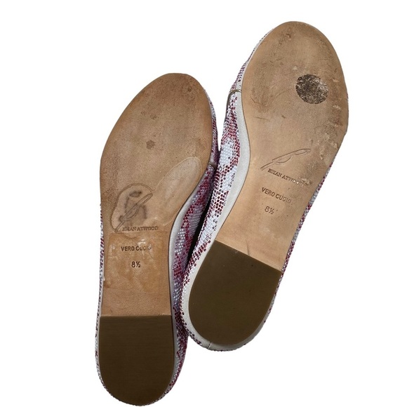 Brian Atwood Claudelle Crystal Suede Smoking Slippers Flats Loafers Sz.‎ 8 1/2 - Picture 12 of 12